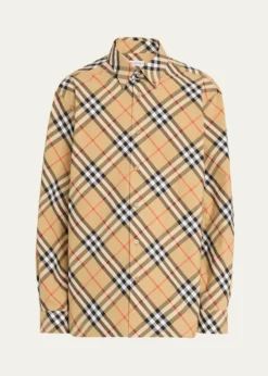 BurberryMen's Daniel Check Sport Shirt