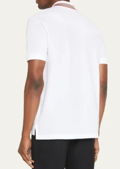 BurberryMen's Pierson Check Trim Polo Shirt