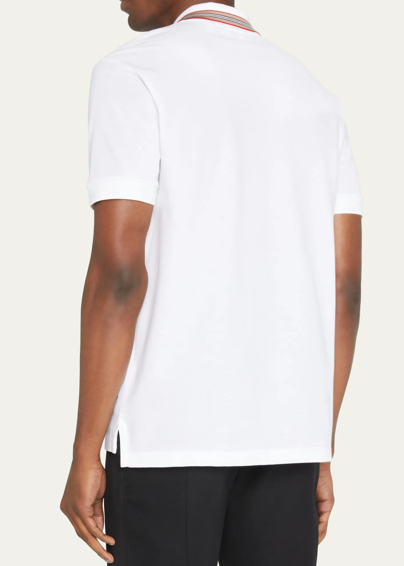 BurberryMen's Pierson Check Trim Polo Shirt