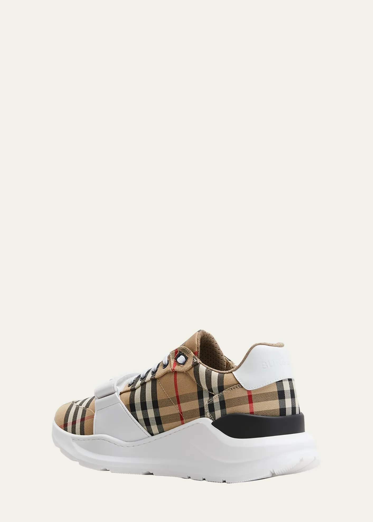 BurberryMen's Vintage Check Canvas Low-Top Sneakers