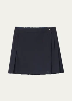 BurberryNadina Pleated Mini Wrap Skirt