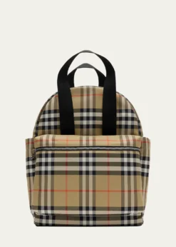 BurberryNorwich Check Diaper Bag