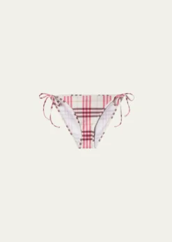 BurberrySadie Check Bikini Bottoms