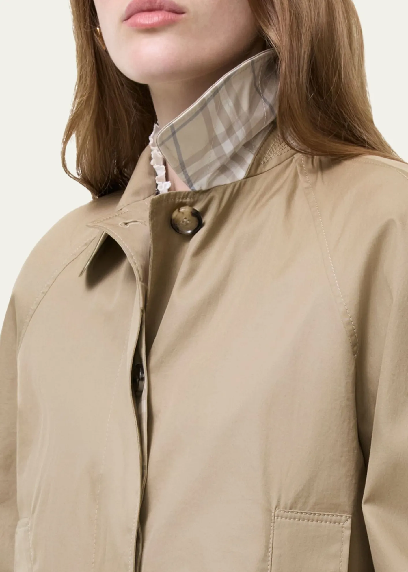 BurberryTropical Cotton Gabardine Jacket