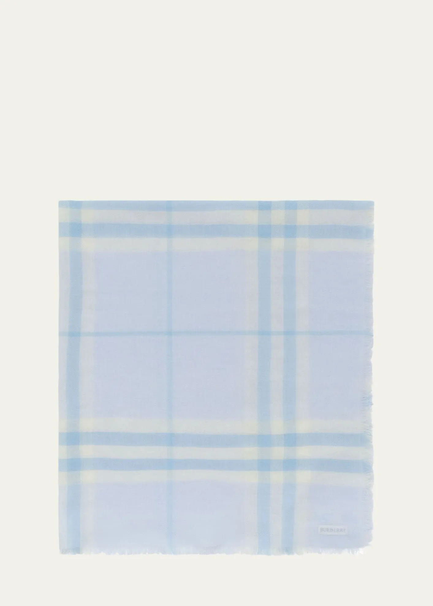 BurberryWide Check Wool Scarf