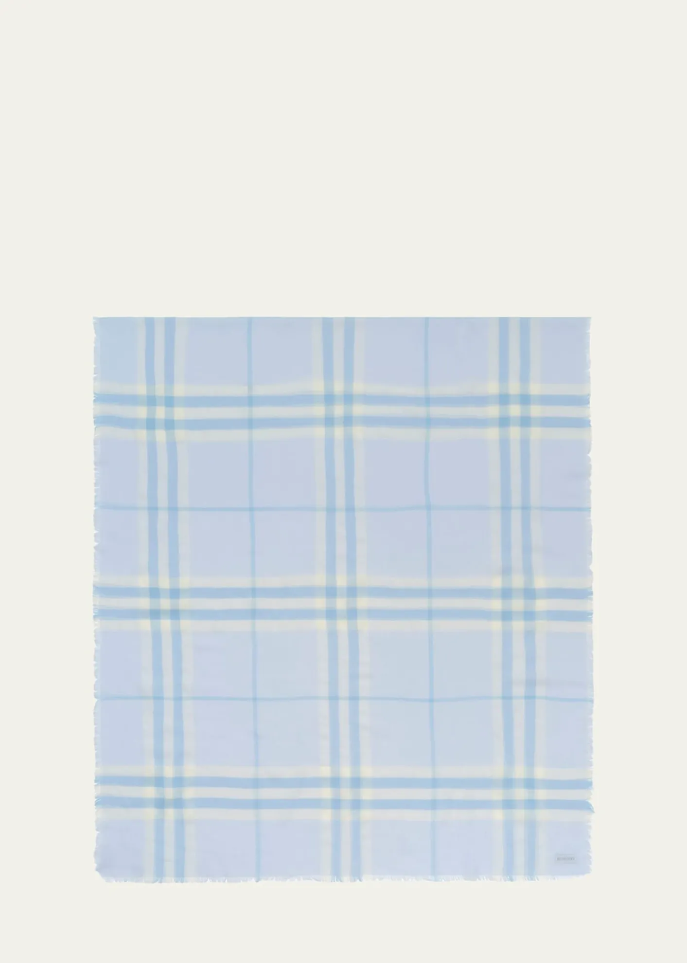 BurberryWide Check Wool Scarf