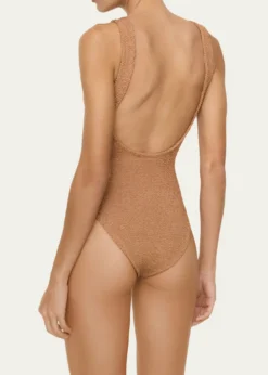 Burberryx Hunza G Domino One-Piece Swimsuit
