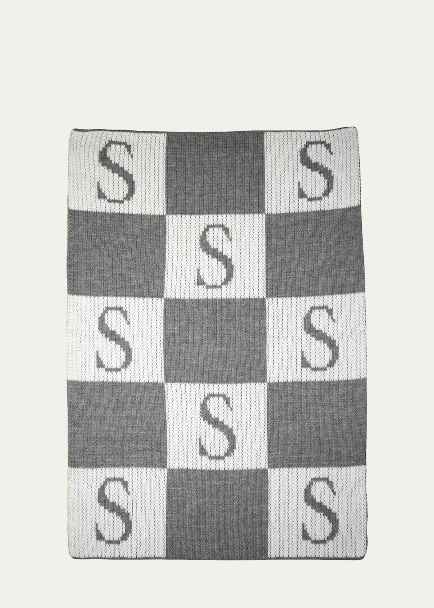 Butterscotch BlankeesInitial & Colorblock Stroller Blanket, Personalized