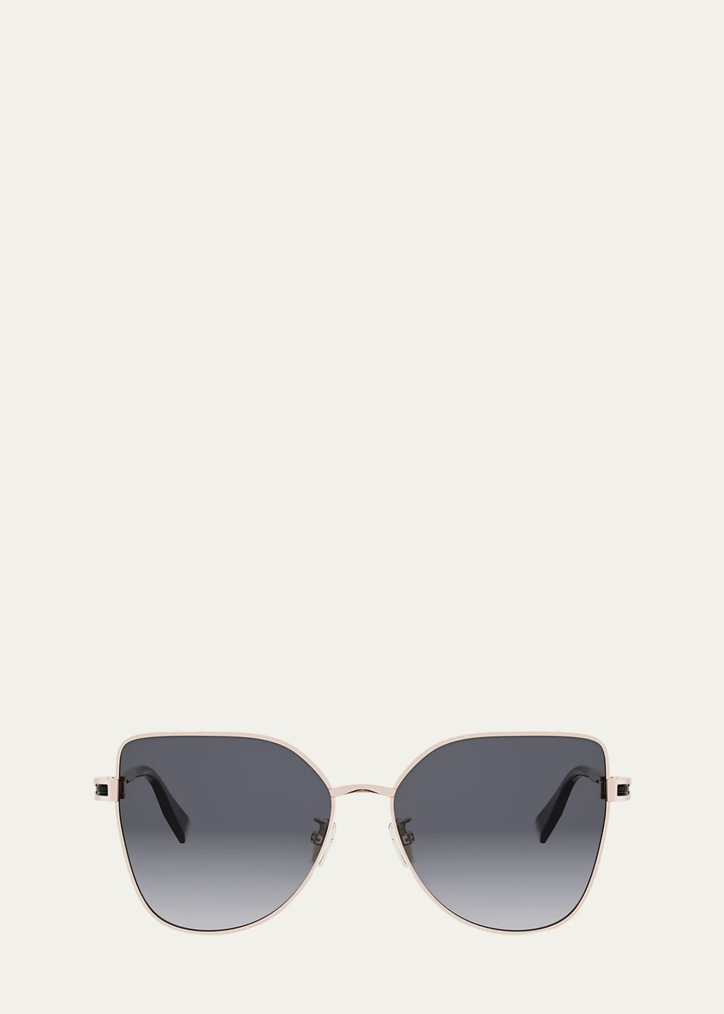 BVLGARIB.zero1 Metal Square Sunglasses