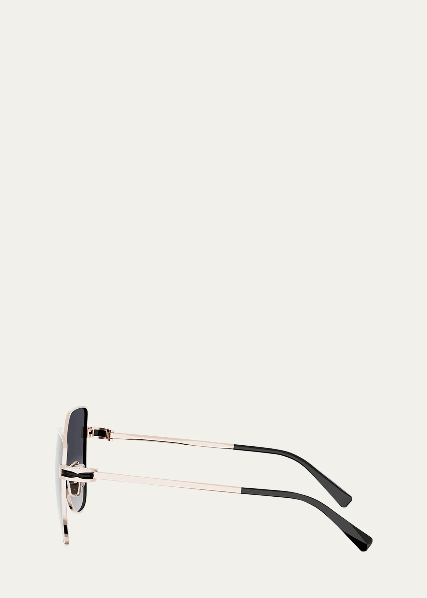 BVLGARIB.zero1 Metal Square Sunglasses