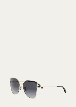 BVLGARIB.zero1 Metal Square Sunglasses