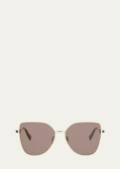 BVLGARIB.zero1 57mm Square Sunglasses