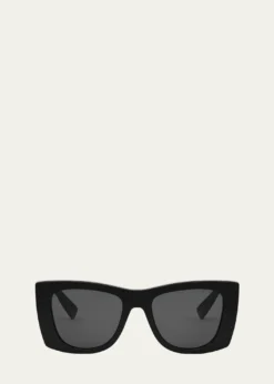 BVLGARIRoma Oversized Acetate & Nylon Butterfly Sunglasses