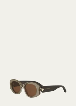BVLGARISerpenti Oval Sunglasses