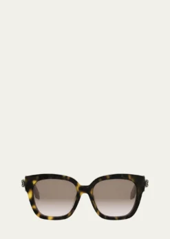 BVLGARISerpenti Forever 55mm Acetate Butterfly Sunglasses