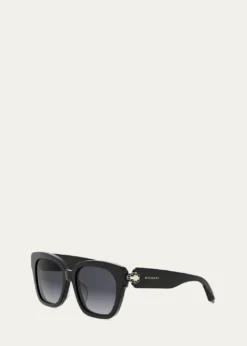 BVLGARISerpenti Forever 55mm Acetate Butterfly Sunglasses