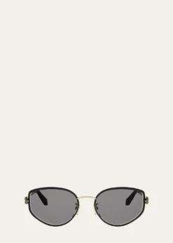 BVLGARISerpenti Forever 55mm Oval Sunglasses