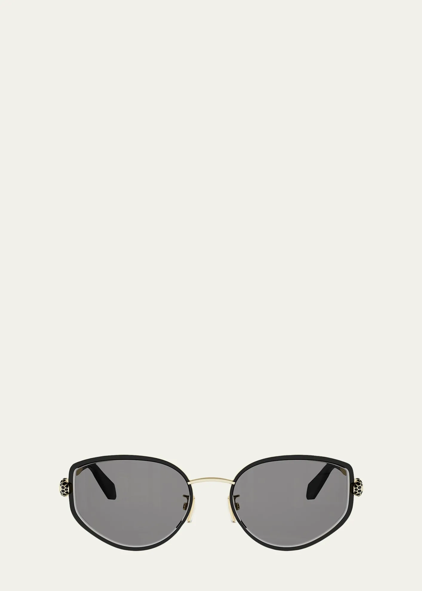 BVLGARISerpenti Forever 55mm Oval Sunglasses