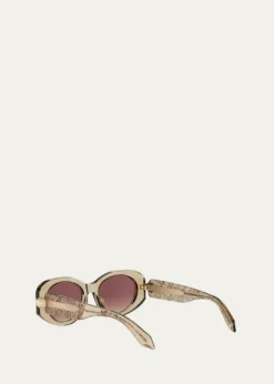 BVLGARISerpenti Forever 52mm Oval Sunglasses