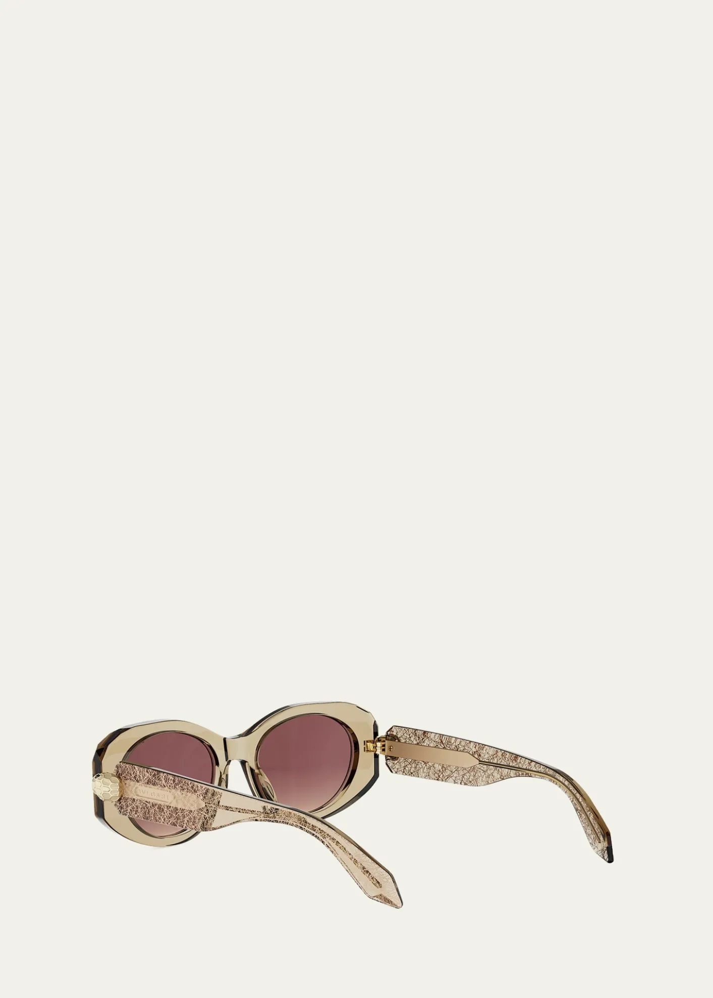 BVLGARISerpenti Forever 52mm Oval Sunglasses
