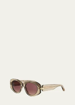 BVLGARISerpenti Forever 52mm Oval Sunglasses