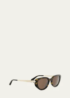 BVLGARISerpenti Forever 50mm Oval Acetate & Metal Sunglasses