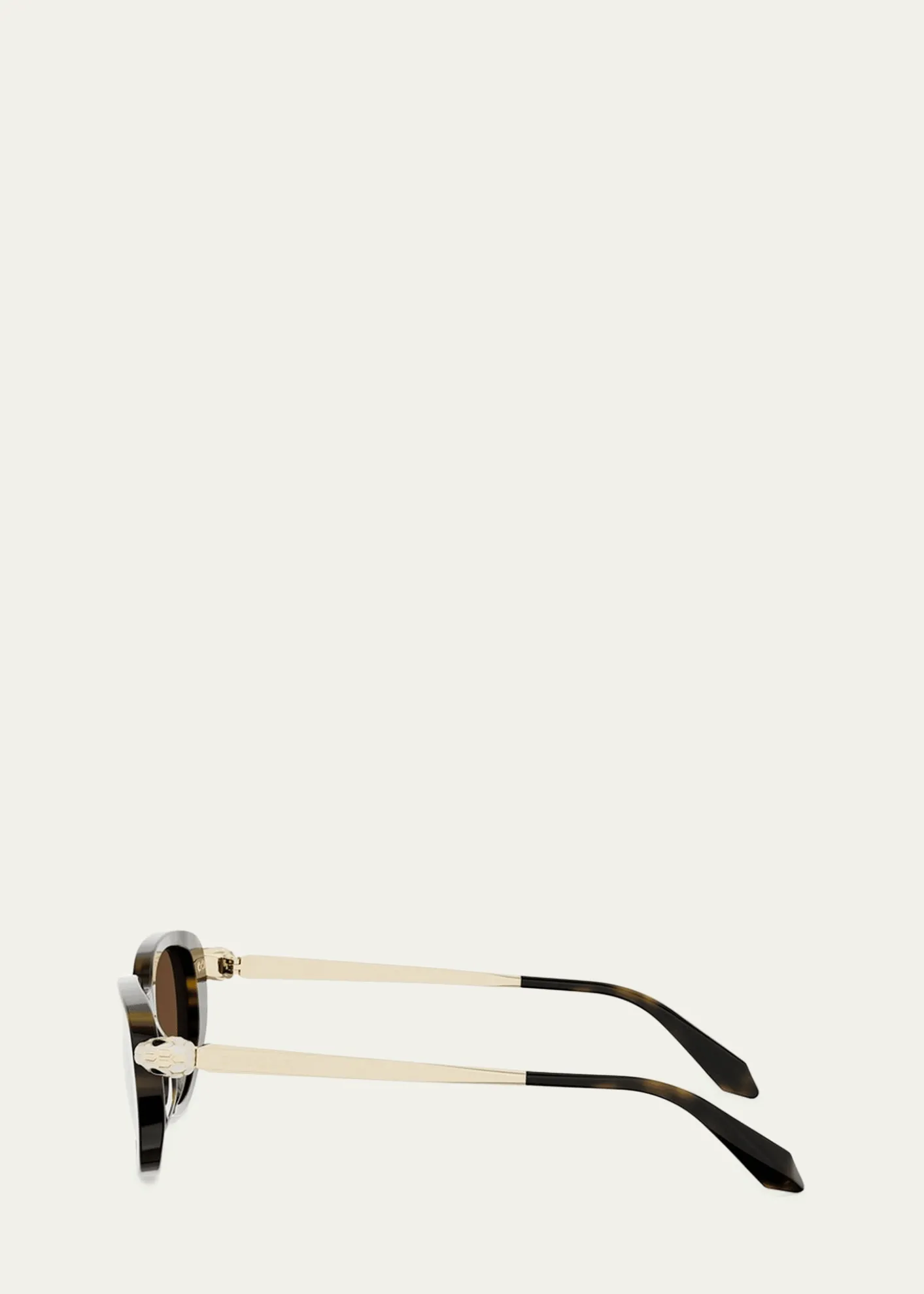 BVLGARISerpenti Forever 50mm Oval Acetate & Metal Sunglasses
