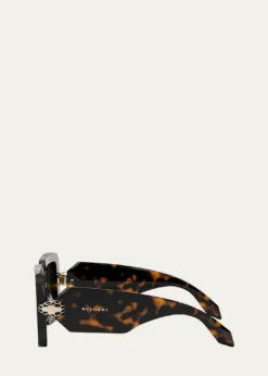 BVLGARISerpenti Geometric Sunglasses