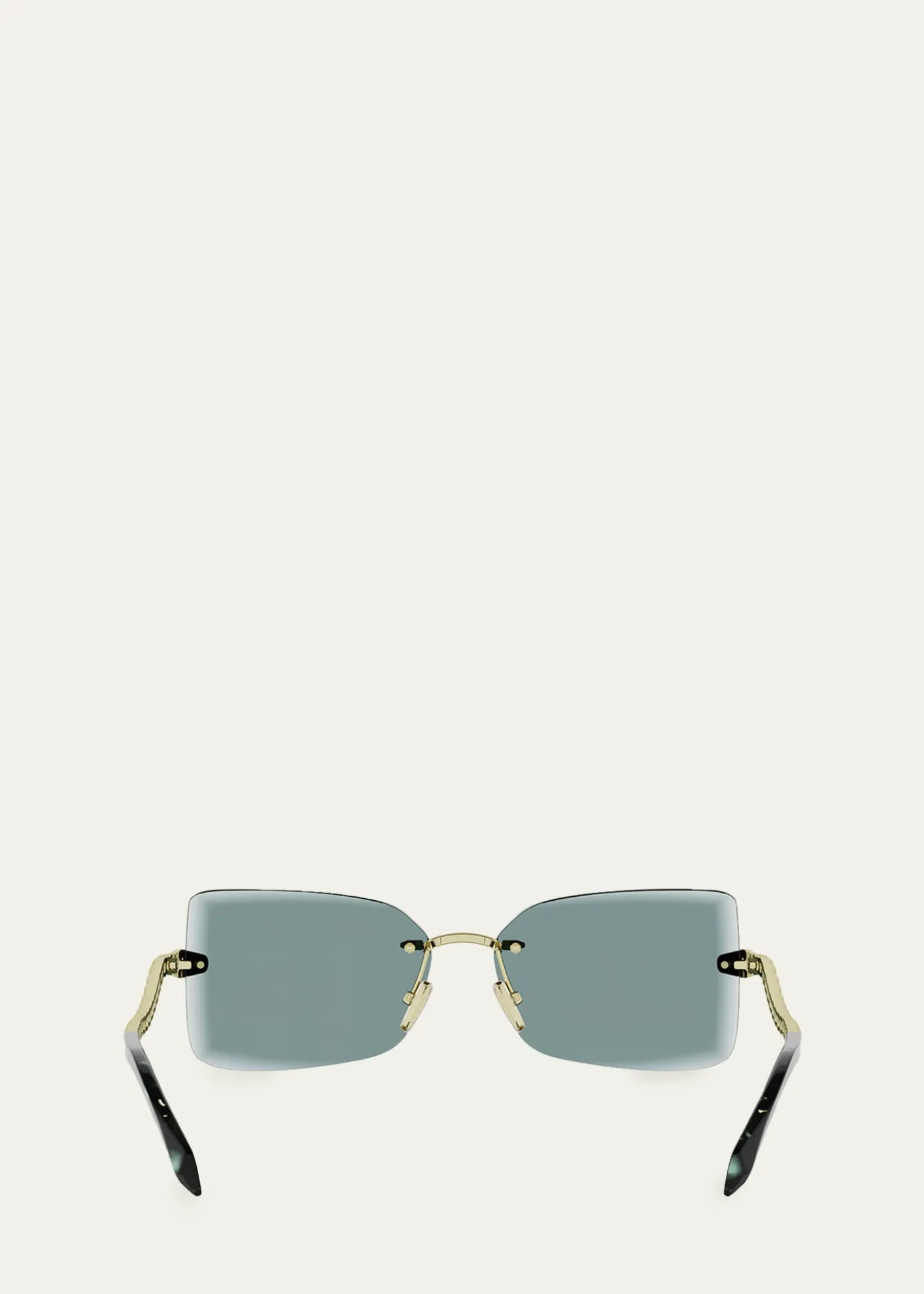 BVLGARISerpenti 51mm Metal Rectangular Sunglasses