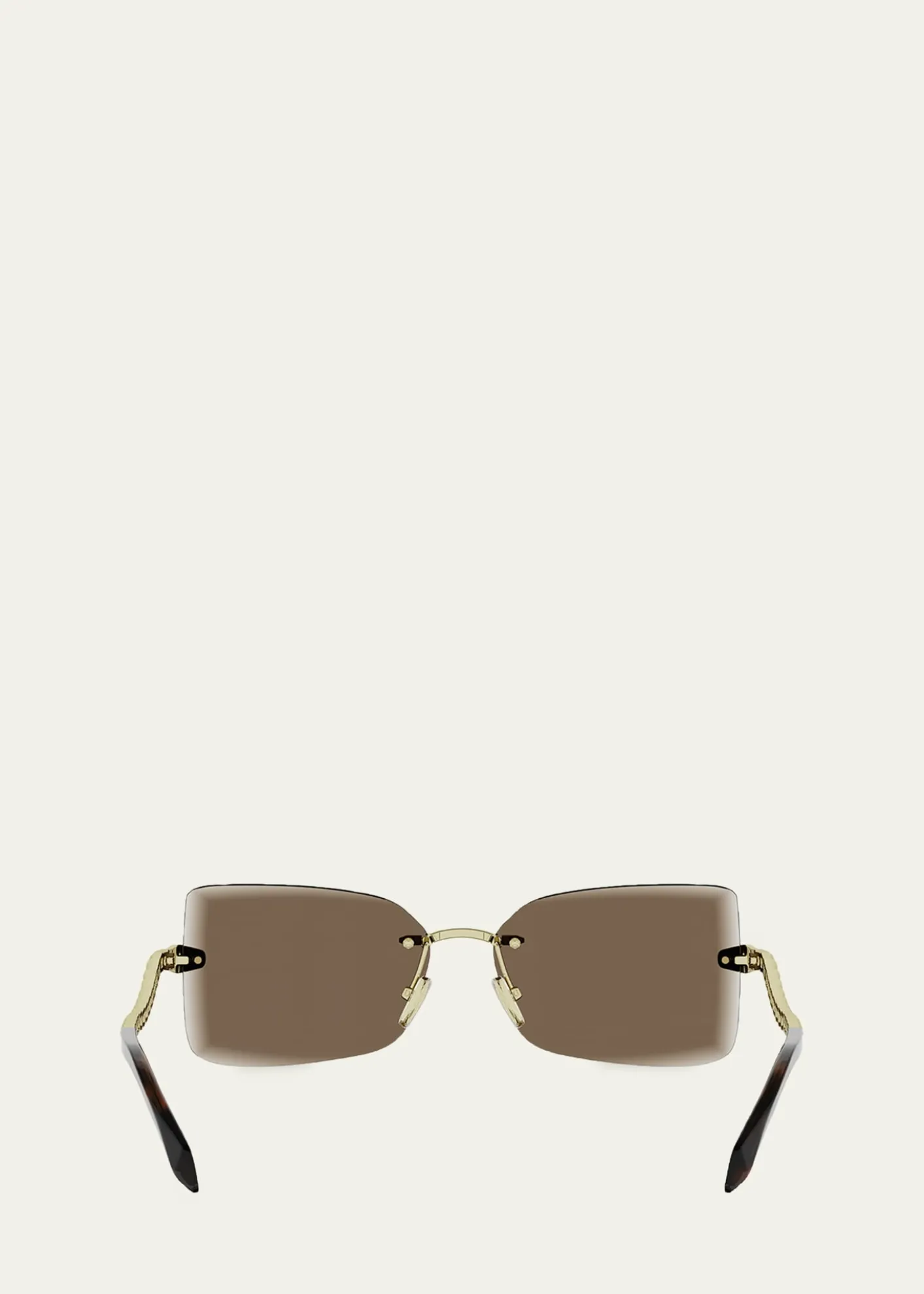 BVLGARISerpenti 62mm Metal Rectangular Sunglasses
