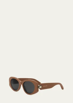 BVLGARISerpenti Oval Sunglasses