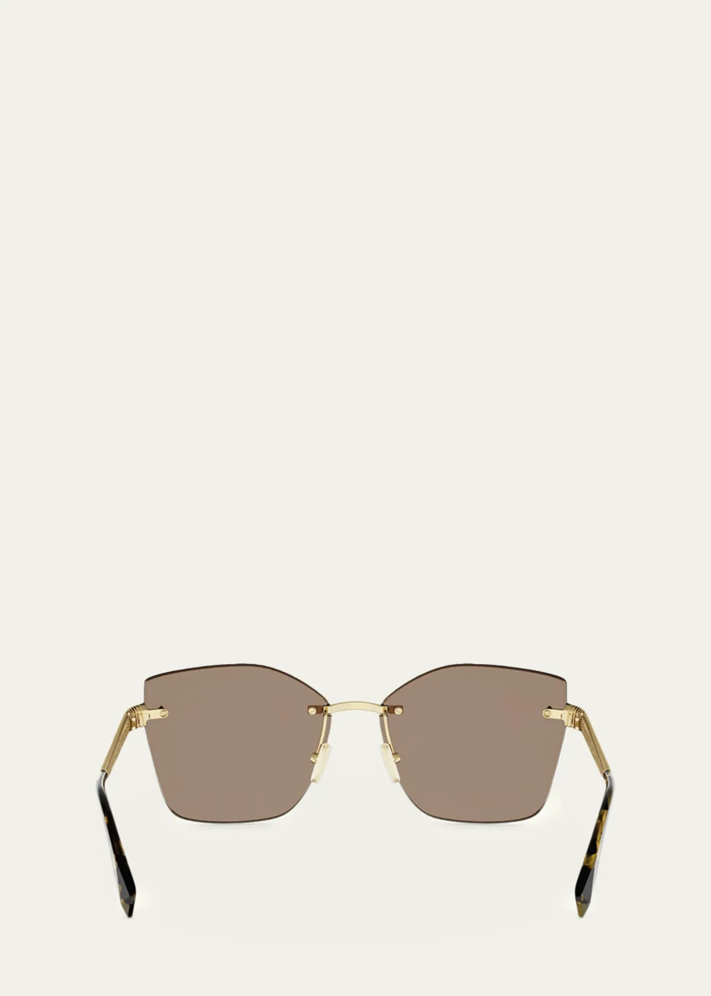 BVLGARITubogas 59mm Metal Square Sunglasses