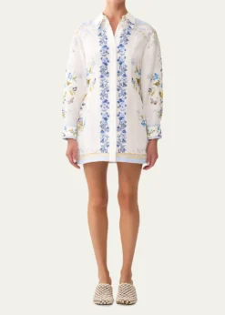 CamillaBotanical Ballads Mini Shirtdress