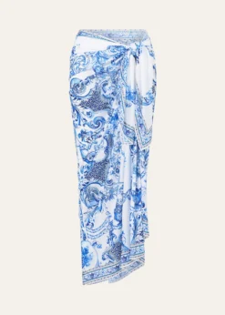 CamillaCeramic Panoramic Multiwear Long Sarong Coverup