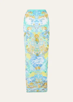 CamillaDial Up The Tiles Multiwear Long Sarong Coverup