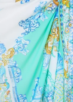 CamillaDial Up The Tiles Multiwear Long Sarong Coverup