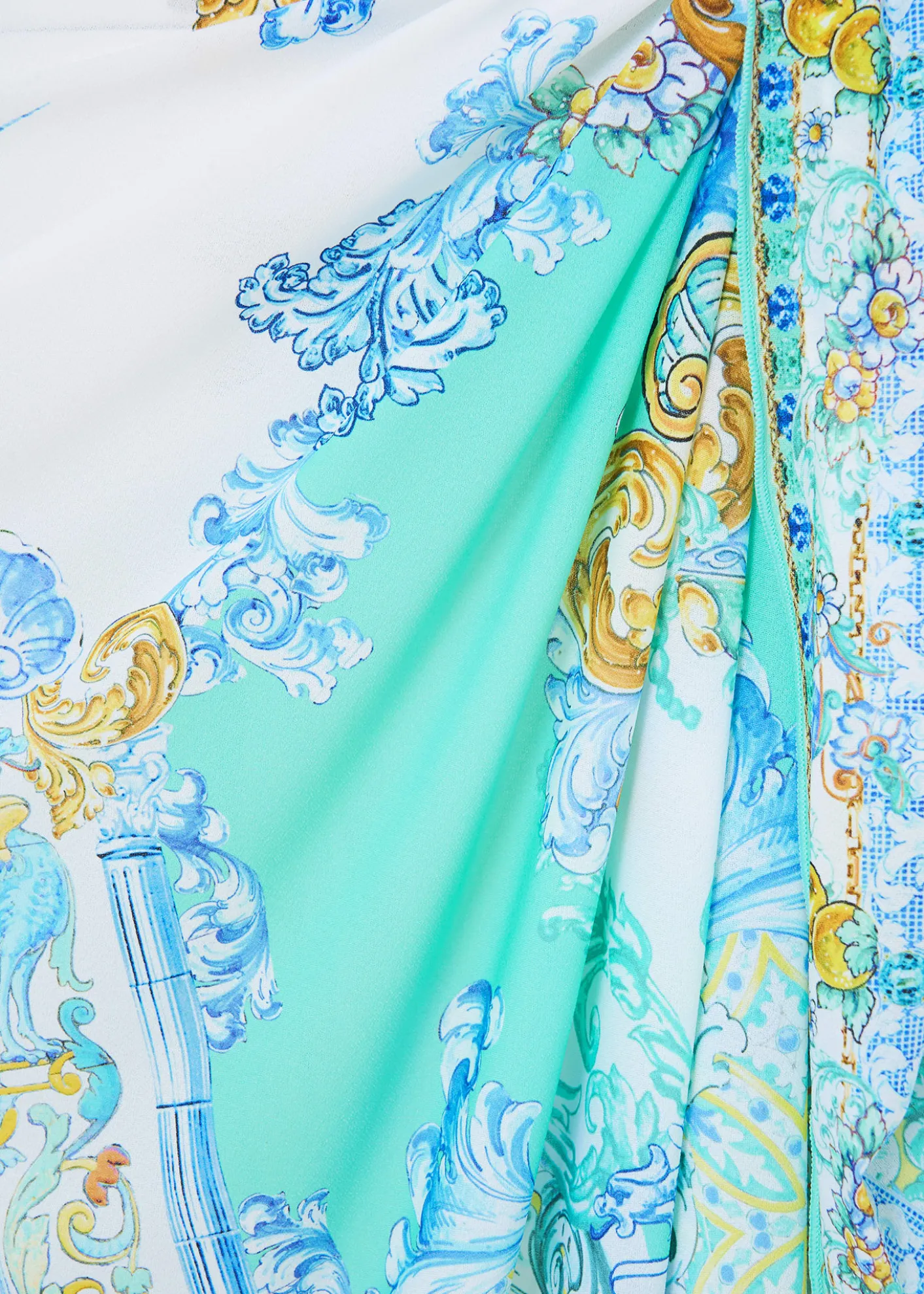 CamillaDial Up The Tiles Multiwear Long Sarong Coverup
