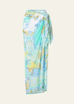 CamillaDial Up The Tiles Multiwear Long Sarong Coverup