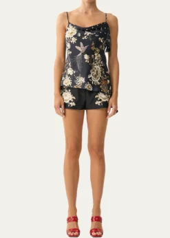 CamillaFlamenco Folklore Asymmetric Draped Top