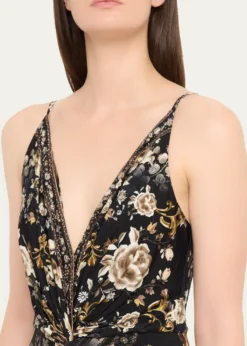 CamillaFlamenco Folklore Strappy Twist-Front Dress