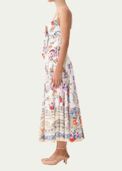 CamillaI Left My Heart in Granada Ballerina Midi Dress