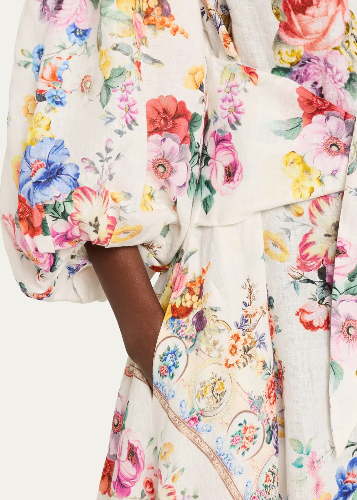 CamillaI Left My Heart in Granada Shirtdress with Bubble Sleeves