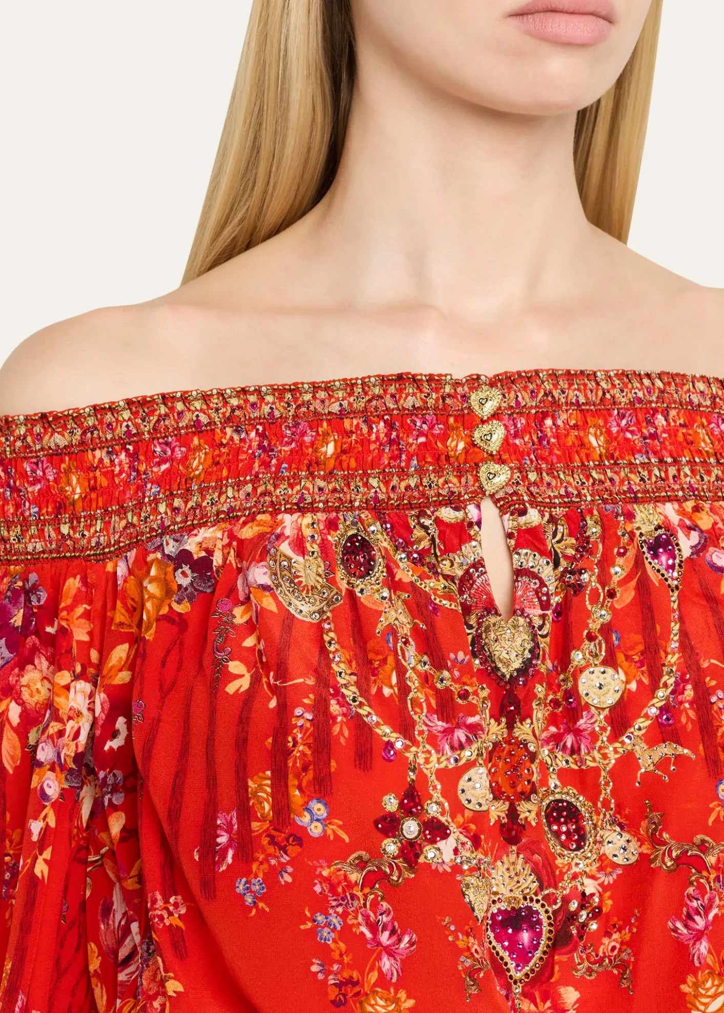 CamillaOle Ole Off-Shoulder Mini Dress