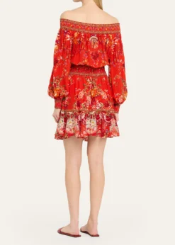 CamillaOle Ole Off-Shoulder Mini Dress
