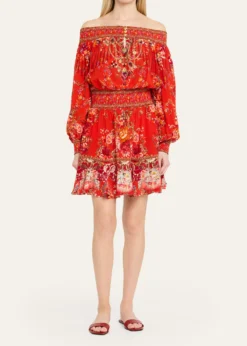 CamillaOle Ole Off-Shoulder Mini Dress