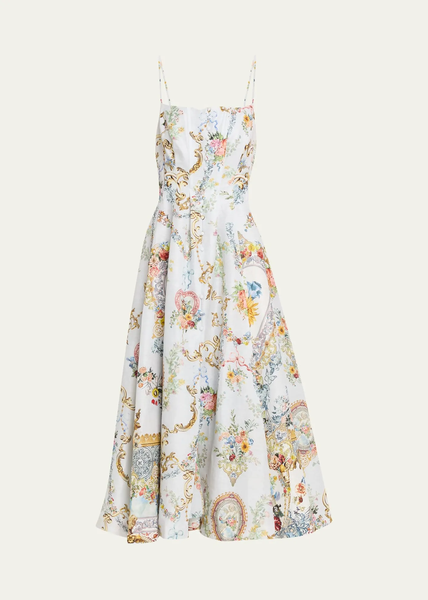 CamillaSeville Sweetheart Corset Maxi Dress