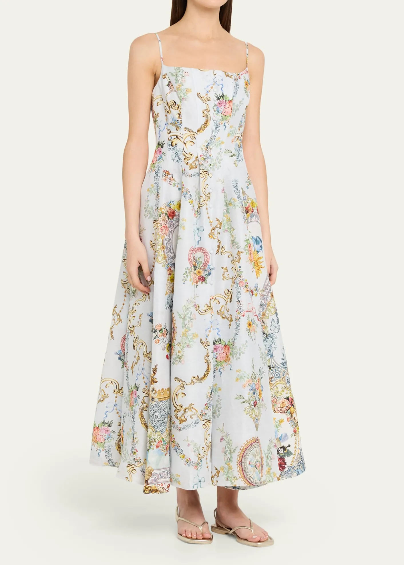 CamillaSeville Sweetheart Corset Maxi Dress