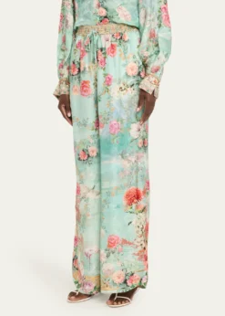 CamillaThe Jewellery Museum Silk Lounge Pants