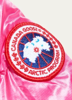 Canada GooseKid's Crofton Logo Quilted Jacket, Size 6-24M
