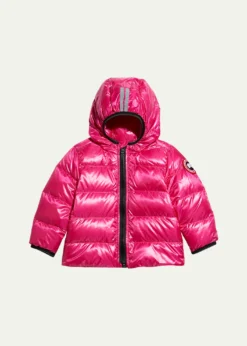 Canada GooseKid's Crofton Logo Quilted Jacket, Size 6-24M